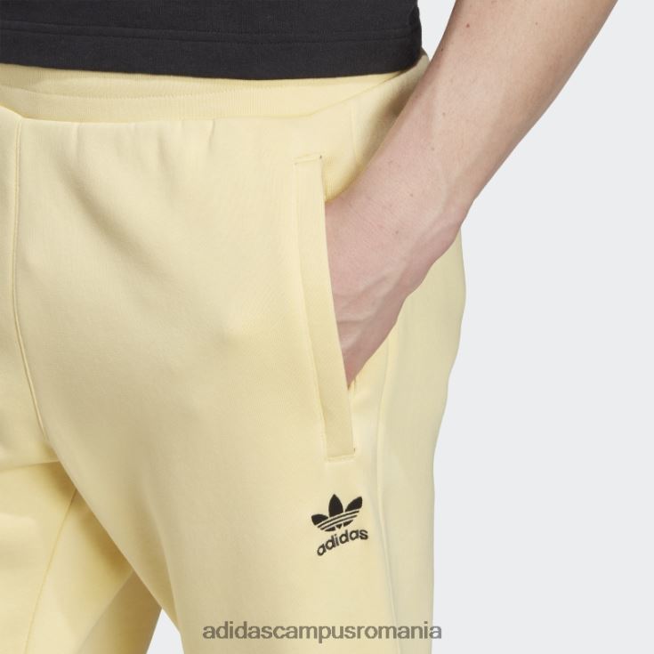 adidas campus romania pantaloni esentiali trefoil galbeni bărbați galben J266N25584