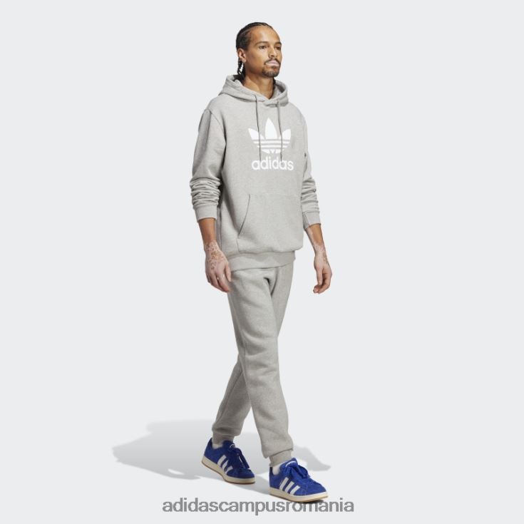 adidas campus romania pantaloni esentiali trefoil gri mediu adidas bărbați gri mediu J266N24911