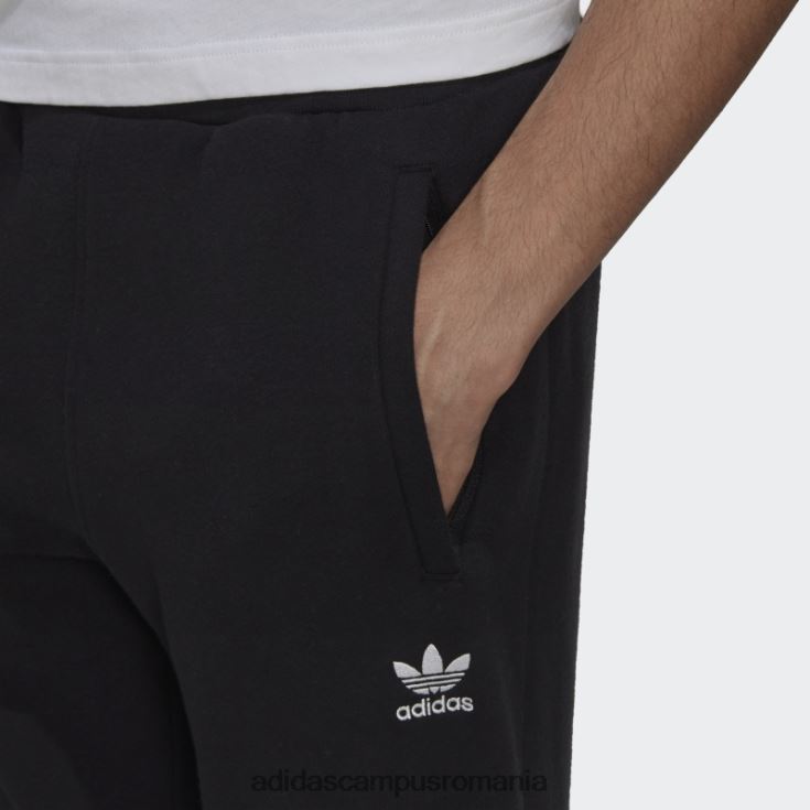 adidas campus romania pantaloni negri adicolor essentials trefoil bărbați negru J266N26496