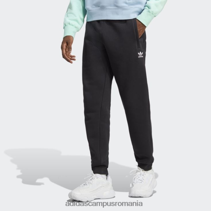 adidas campus romania pantaloni negri trefoil essentials adidas bărbați negru J266N2933