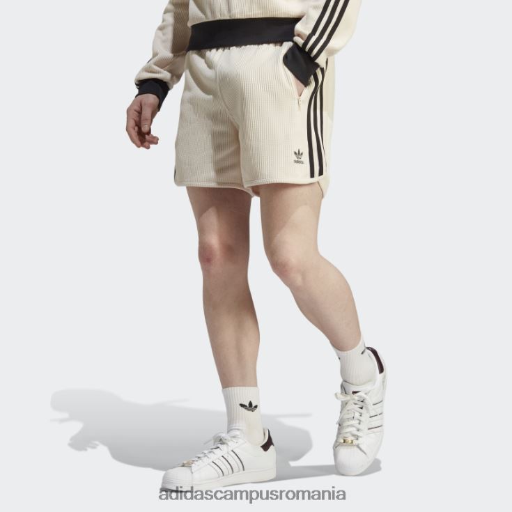 adidas campus romania pantaloni scurți adidas clasici waffle alb adicolor bărbați alb J266N26081