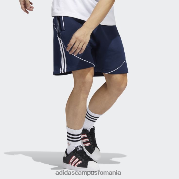 adidas campus romania pantaloni scurți blumarin sst fleece adidas bărbați bleumarin/alb J266N214625