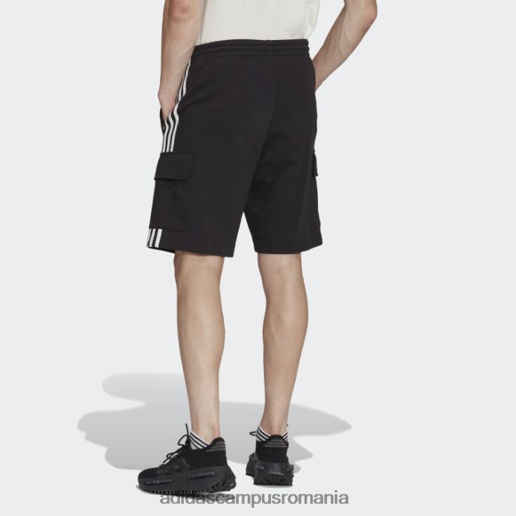 adidas campus romania pantaloni scurți cargo negru adicolor classics cu 3 dungi adidas bărbați negru J266N25313