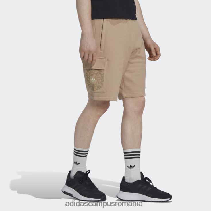 adidas campus romania pantaloni scurți cargo ozworld bej bărbați bej J266N27223