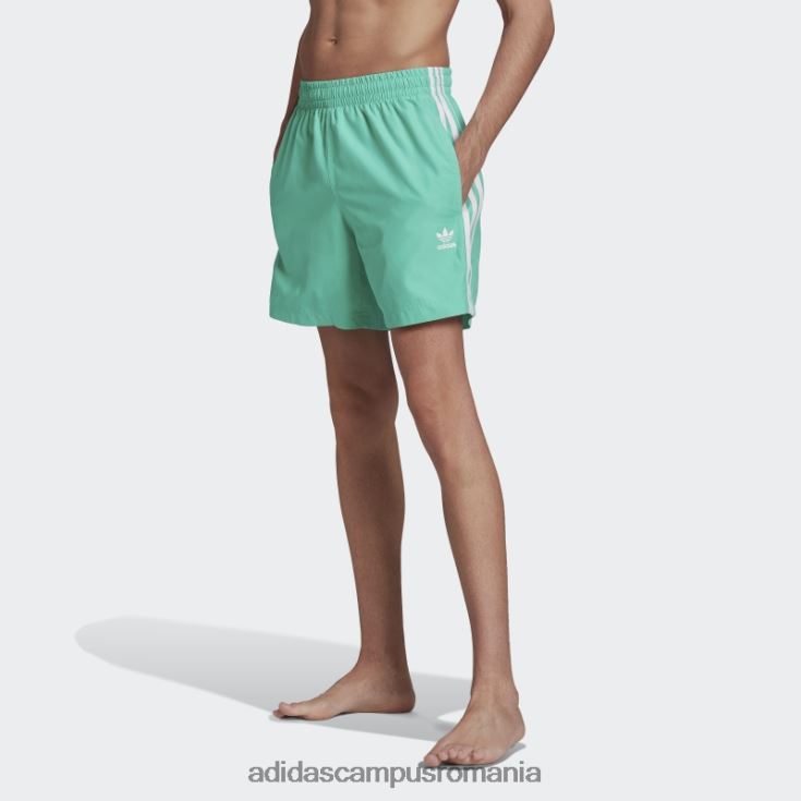 adidas campus romania pantaloni scurți de baie adicolor classics cu 3 dungi hi-res verde bărbați verde de mare rezoluție J266N215007