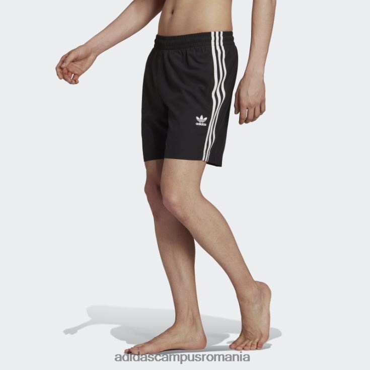 adidas campus romania pantaloni scurți de baie adicolor classics cu 3 dungi negru adidas bărbați negru J266N25460