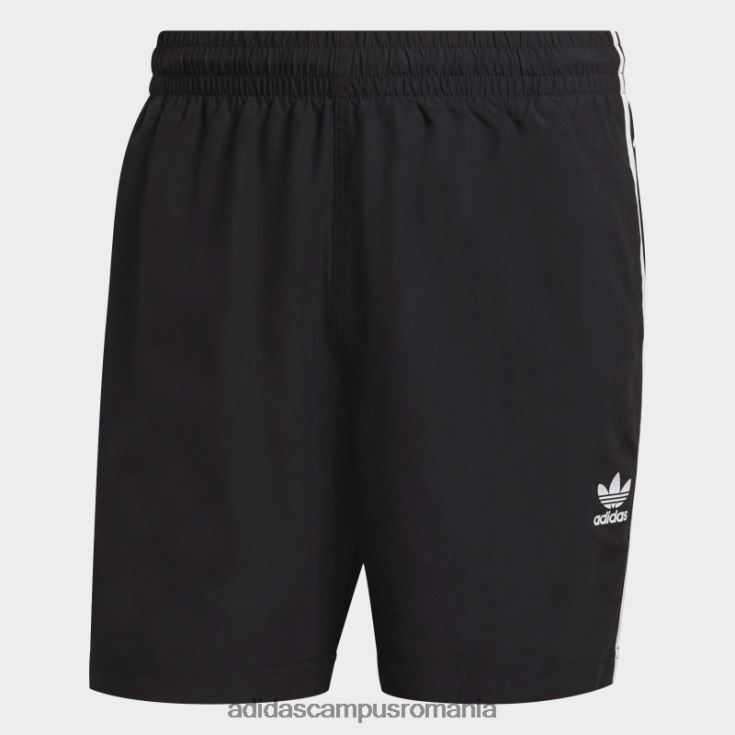 adidas campus romania pantaloni scurți de baie adicolor classics cu 3 dungi negru adidas bărbați negru J266N25460