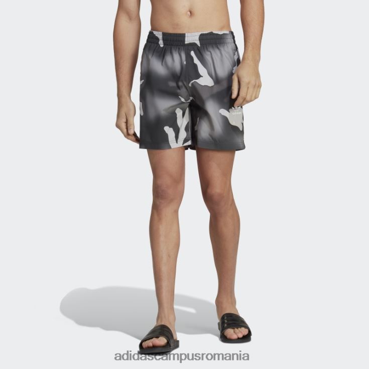 adidas campus romania pantaloni scurți de baie camo originals negri bărbați negru J266N214077