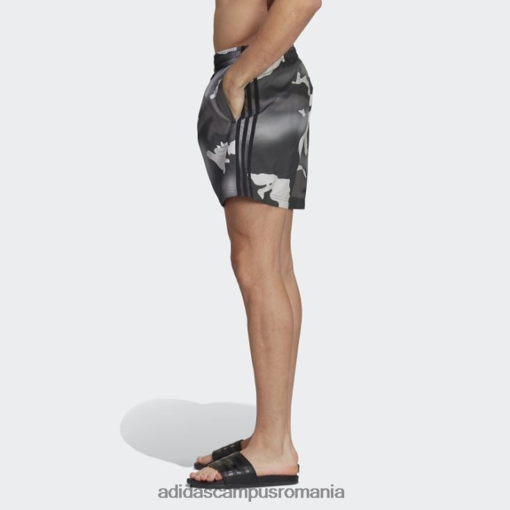 adidas campus romania pantaloni scurți de baie camo originals negri bărbați negru J266N214077