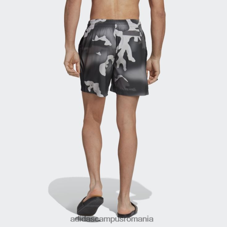 adidas campus romania pantaloni scurți de baie camo originals negri bărbați negru J266N214077