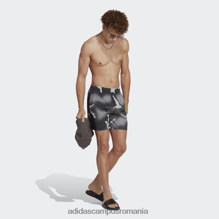 adidas campus romania pantaloni scurți de baie camo originals negri bărbați negru J266N214077