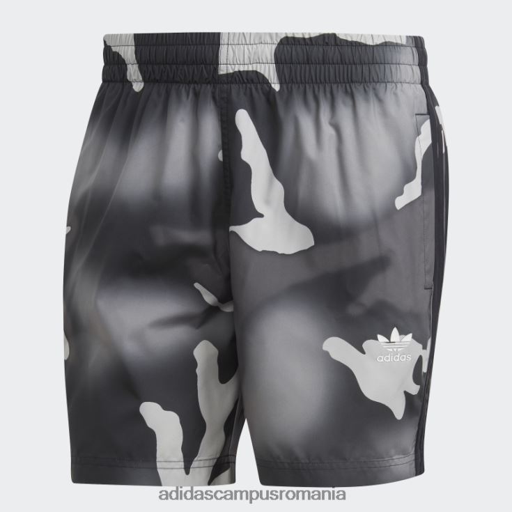adidas campus romania pantaloni scurți de baie camo originals negri bărbați negru J266N214077
