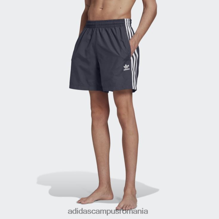adidas campus romania pantaloni scurți de baie cu 3 dungi adicolor classics bleumarin bărbați marina J266N214585