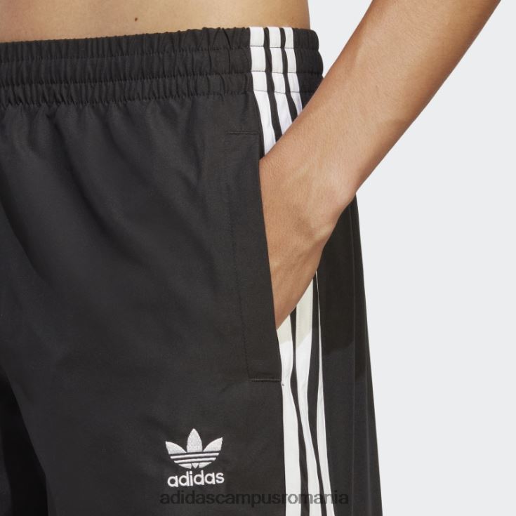 adidas campus romania pantaloni scurți de baie de lungime scurtă adicolor cu 3 dungi negru bărbați alb negru J266N25401
