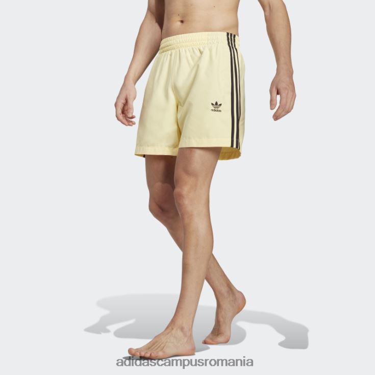 adidas campus romania pantaloni scurți de baie galben originals adicolor cu 3 dungi bărbați galben/negru J266N214459