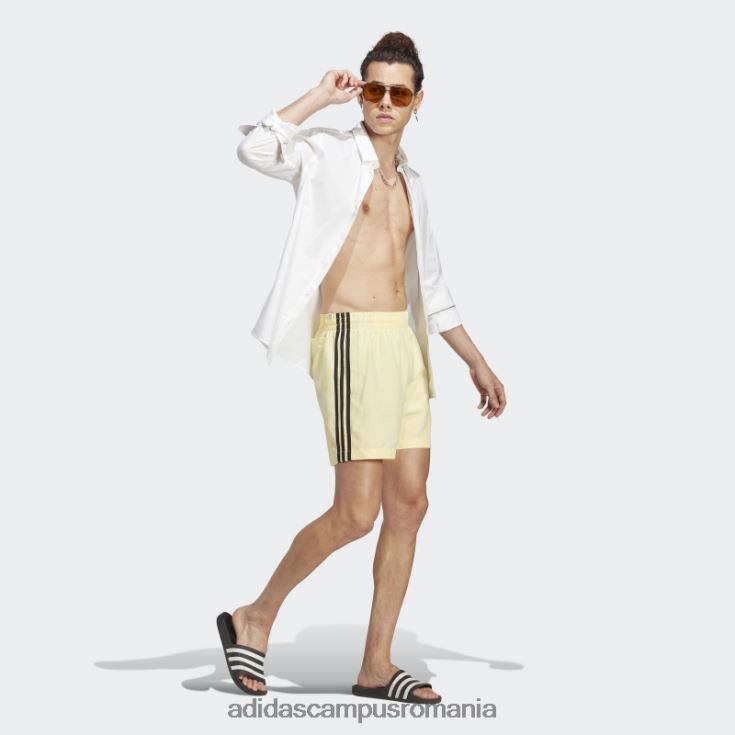 adidas campus romania pantaloni scurți de baie galben originals adicolor cu 3 dungi bărbați galben/negru J266N214459
