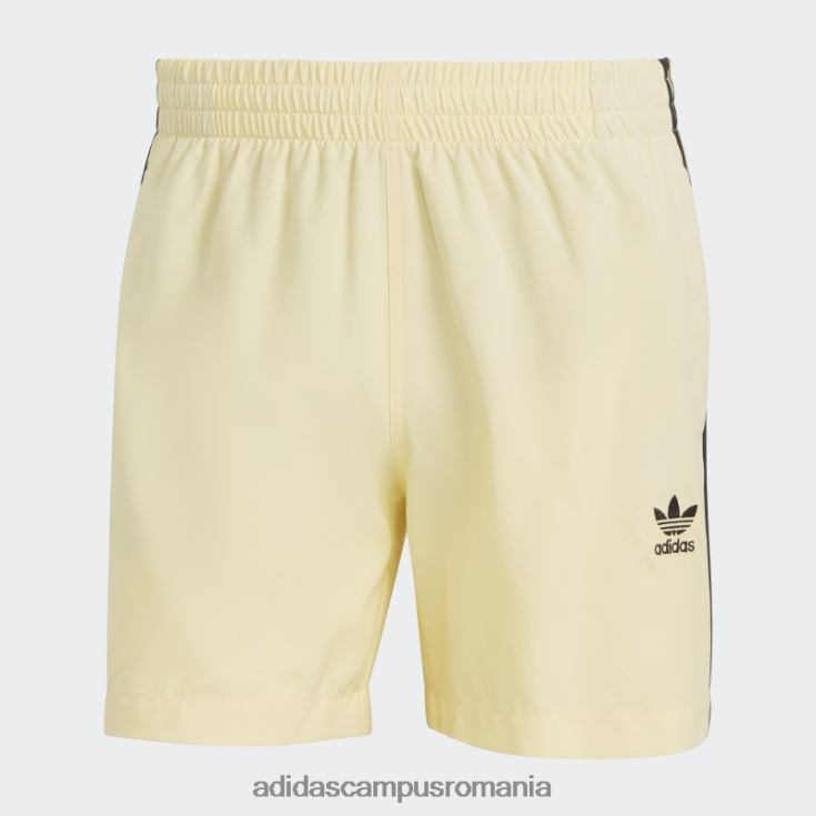 adidas campus romania pantaloni scurți de baie galben originals adicolor cu 3 dungi bărbați galben/negru J266N214459