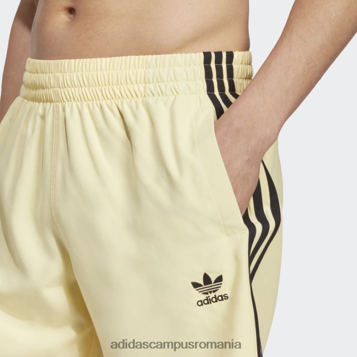 adidas campus romania pantaloni scurți de baie galben originals adicolor cu 3 dungi bărbați galben/negru J266N214459