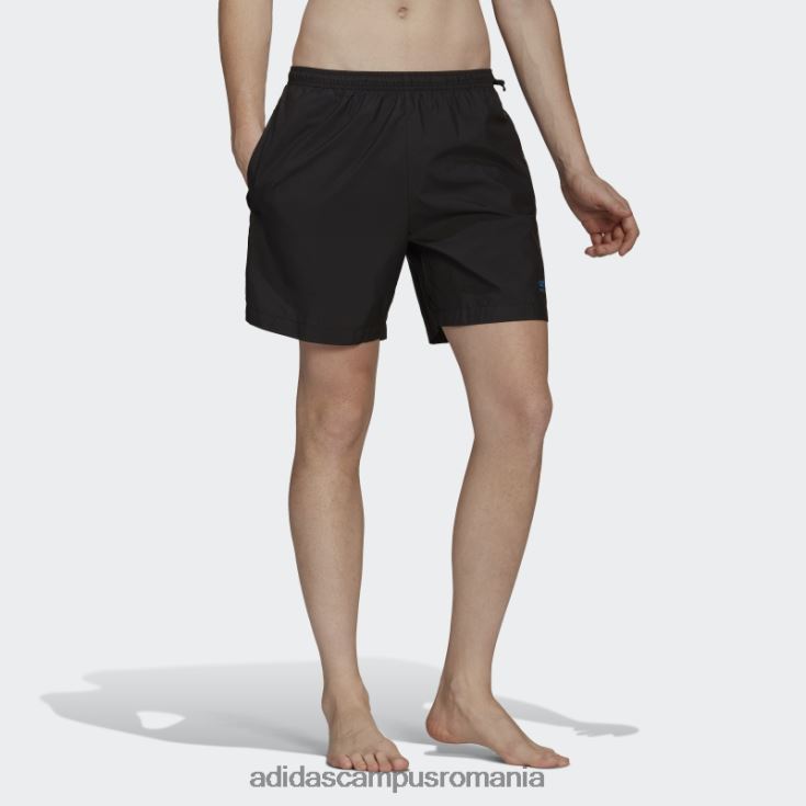 adidas campus romania pantaloni scurți de baie negru, aventură, cu val de lemn bărbați negru J266N214937