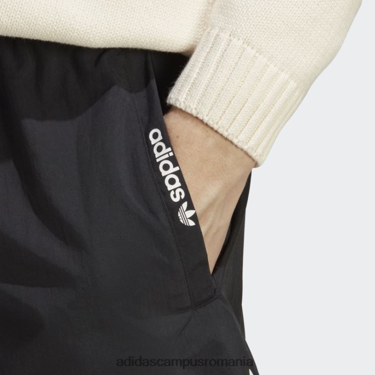 adidas campus romania pantaloni scurți de baie originals essentials trefoil negri bărbați alb negru J266N27262