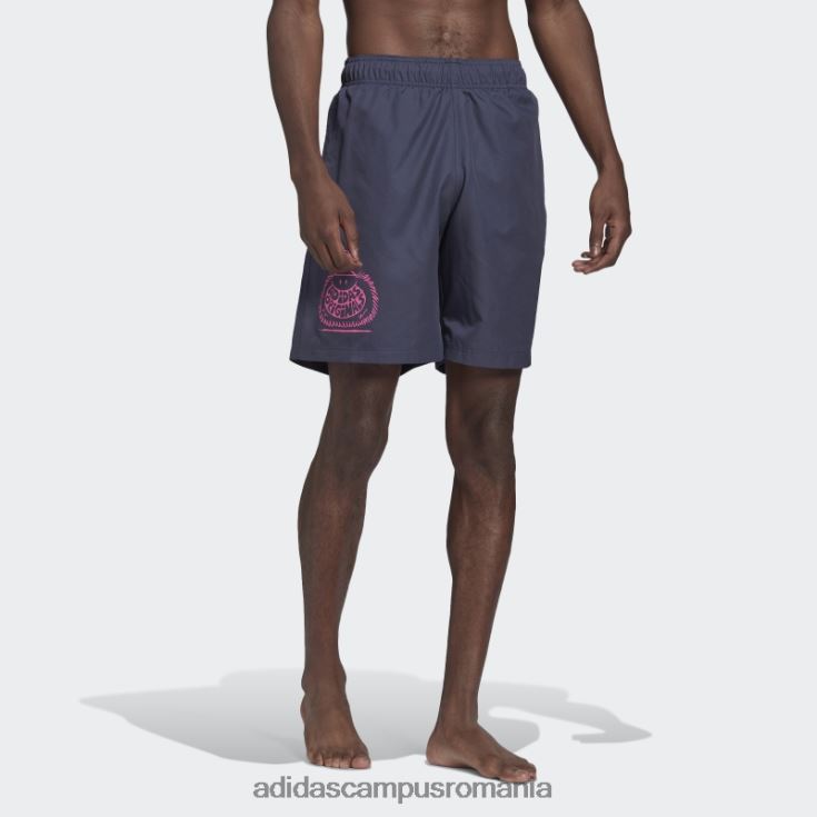 adidas campus romania pantaloni scurți de baie originals x kevin lyons de la modă bleumarin bărbați marina J266N214755