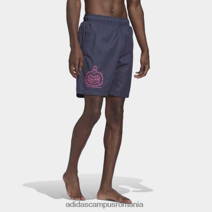 adidas campus romania pantaloni scurți de baie originals x kevin lyons de la modă bleumarin bărbați marina J266N214755