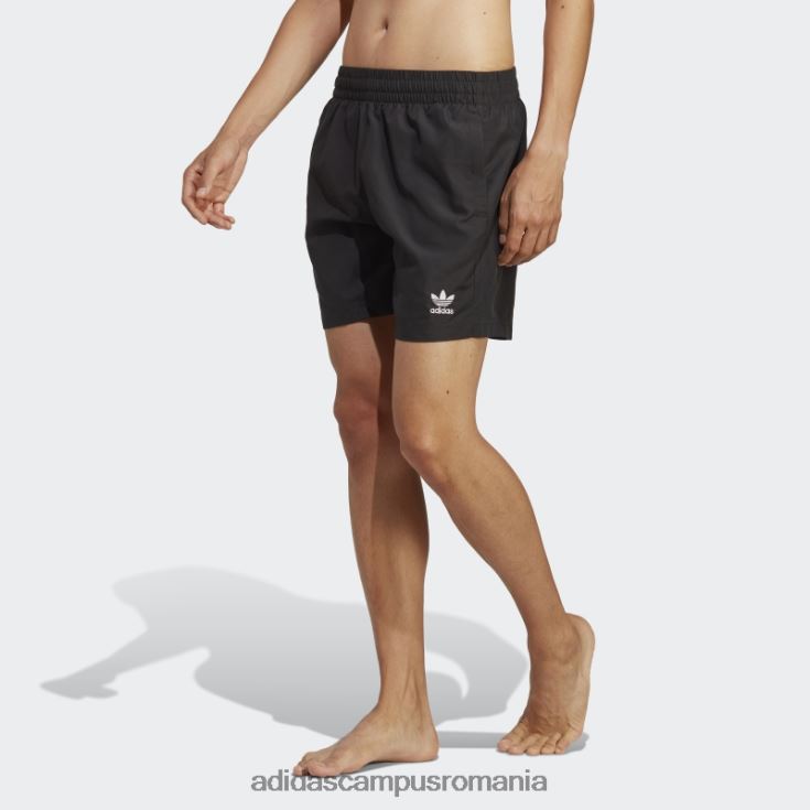 adidas campus romania pantaloni scurți de baie uni originals essentials negri adidas bărbați alb negru J266N213326