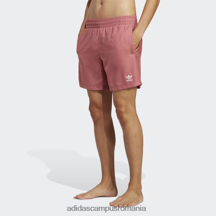 adidas campus romania pantaloni scurți de baie uni originals essentials roz bărbați roz/alb J266N213364