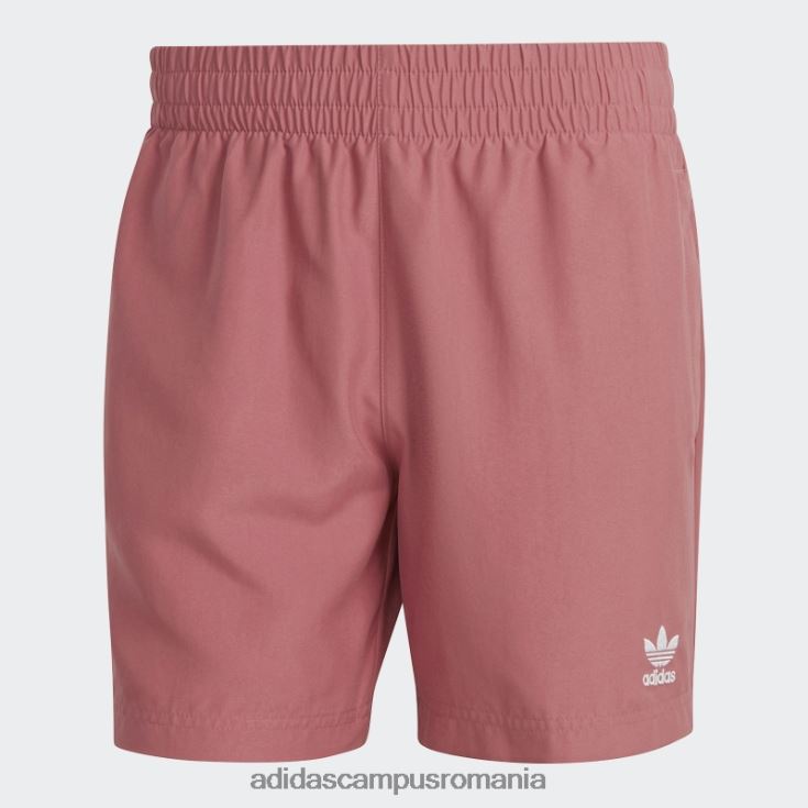 adidas campus romania pantaloni scurți de baie uni originals essentials roz bărbați roz/alb J266N213364