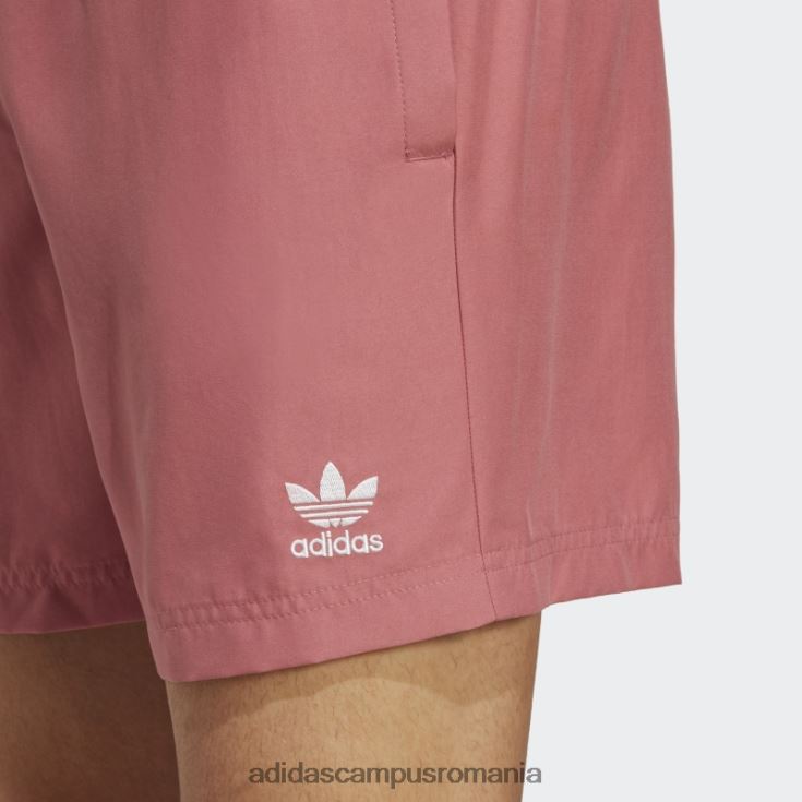 adidas campus romania pantaloni scurți de baie uni originals essentials roz bărbați roz/alb J266N213364