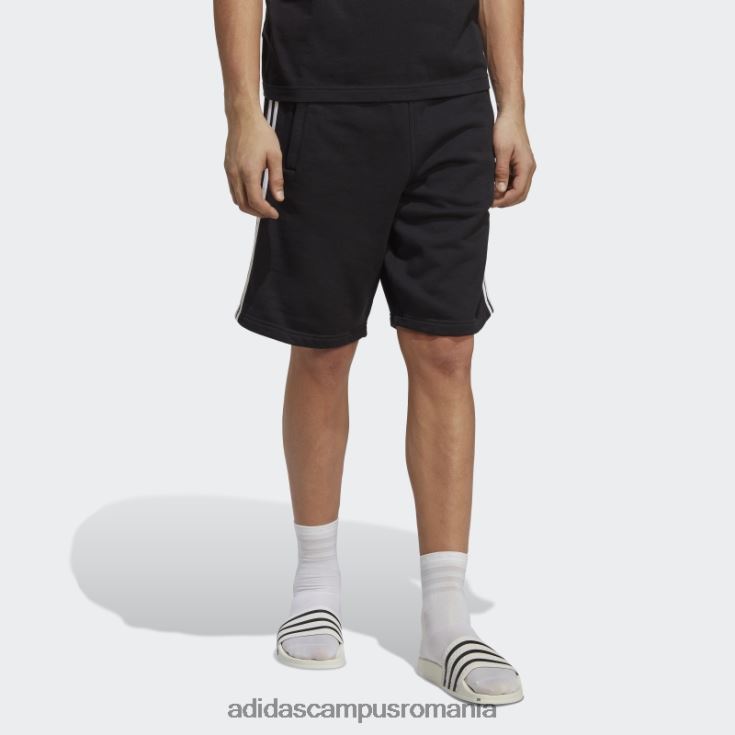 adidas campus romania pantaloni scurți de transpirație adicolor classics cu 3 dungi negru adidas bărbați negru J266N214442