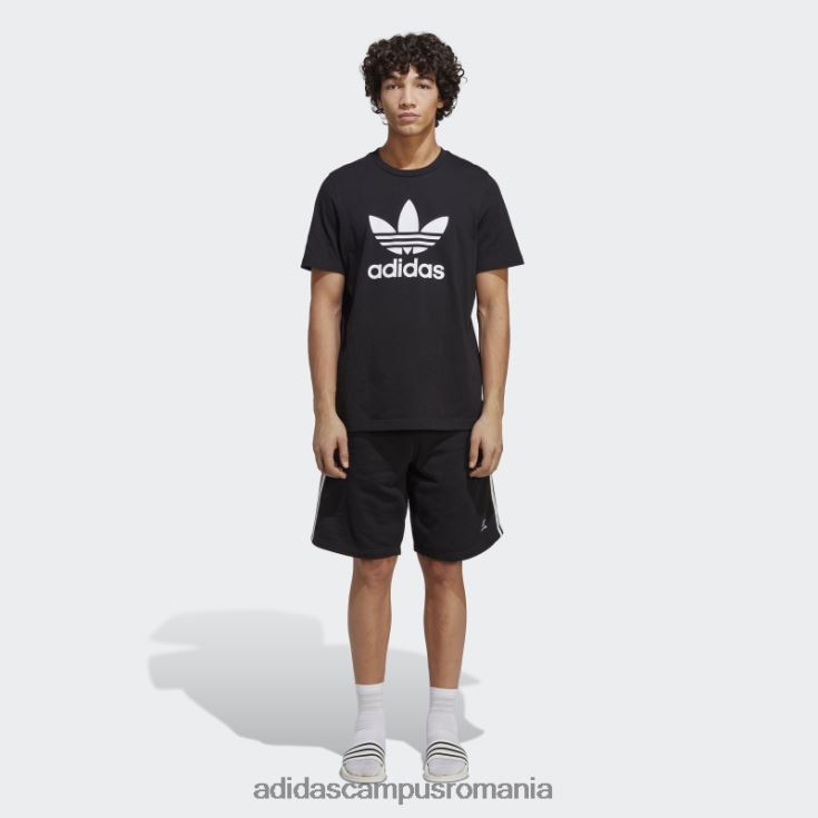 adidas campus romania pantaloni scurți de transpirație adicolor classics cu 3 dungi negru adidas bărbați negru J266N214442