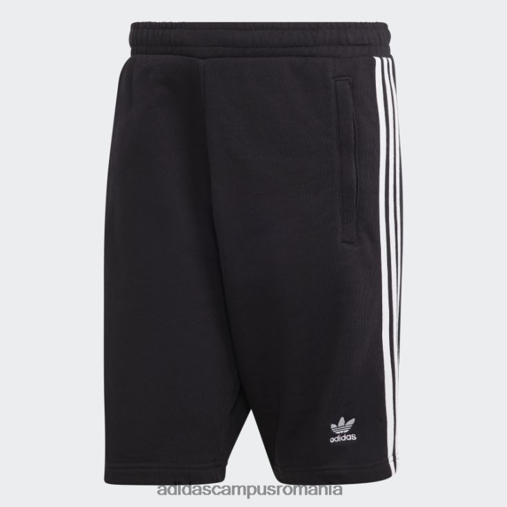 adidas campus romania pantaloni scurți de transpirație adicolor classics cu 3 dungi negru adidas bărbați negru J266N214442