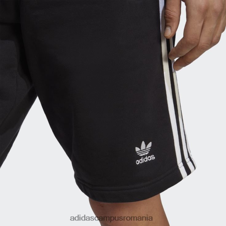 adidas campus romania pantaloni scurți de transpirație adicolor classics cu 3 dungi negru adidas bărbați negru J266N214442