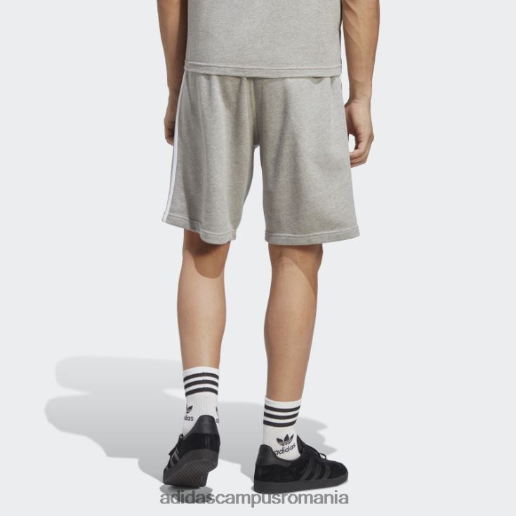 adidas campus romania pantaloni scurți de transpirație cu 3 dungi adicolor classics gri mediu adidas bărbați gri mediu J266N24899