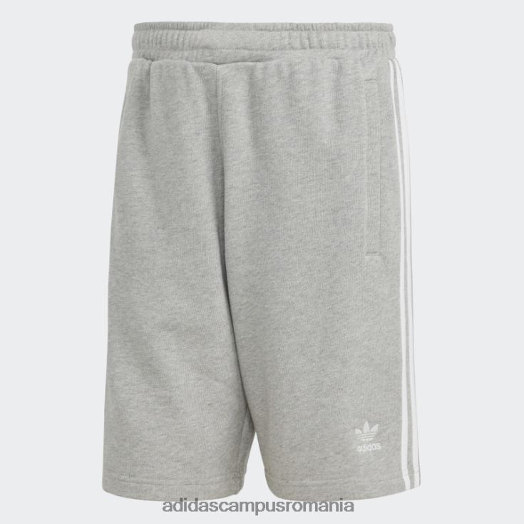 adidas campus romania pantaloni scurți de transpirație cu 3 dungi adicolor classics gri mediu adidas bărbați gri mediu J266N24899