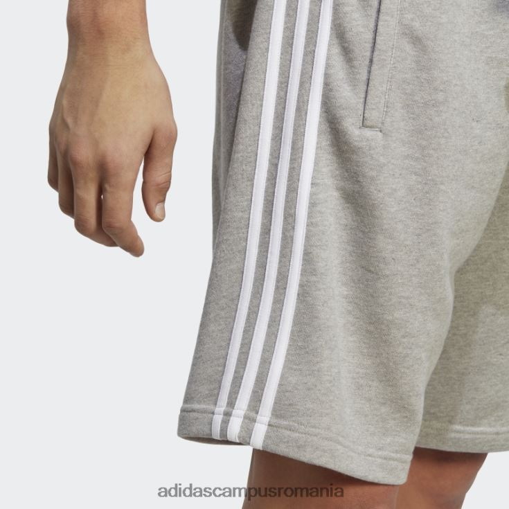adidas campus romania pantaloni scurți de transpirație cu 3 dungi adicolor classics gri mediu adidas bărbați gri mediu J266N24899