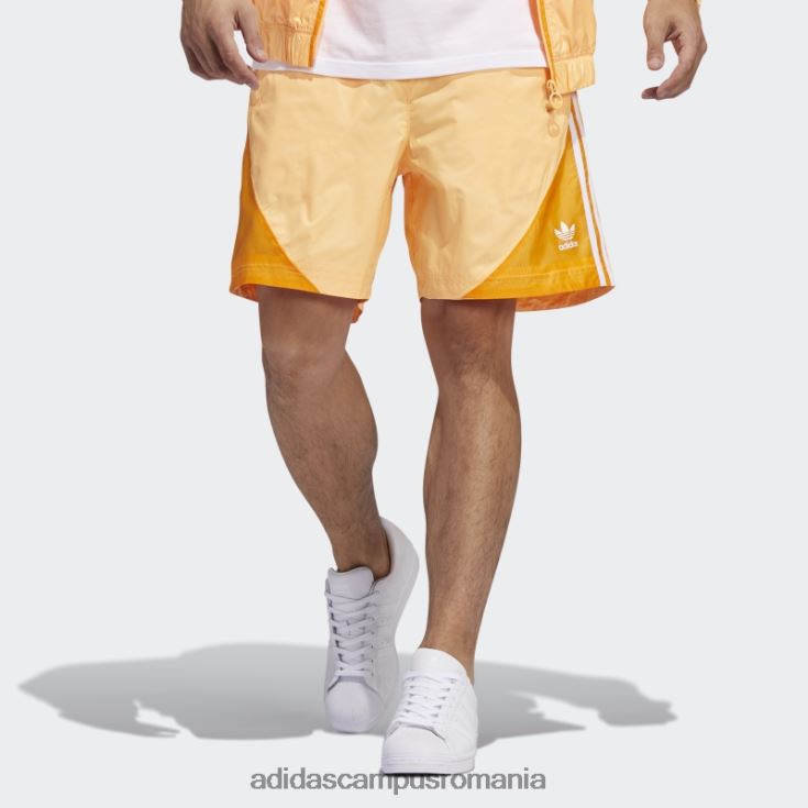 adidas campus romania pantaloni scurți de vară acid orange sst bărbați portocaliu acid/alb J266N214764