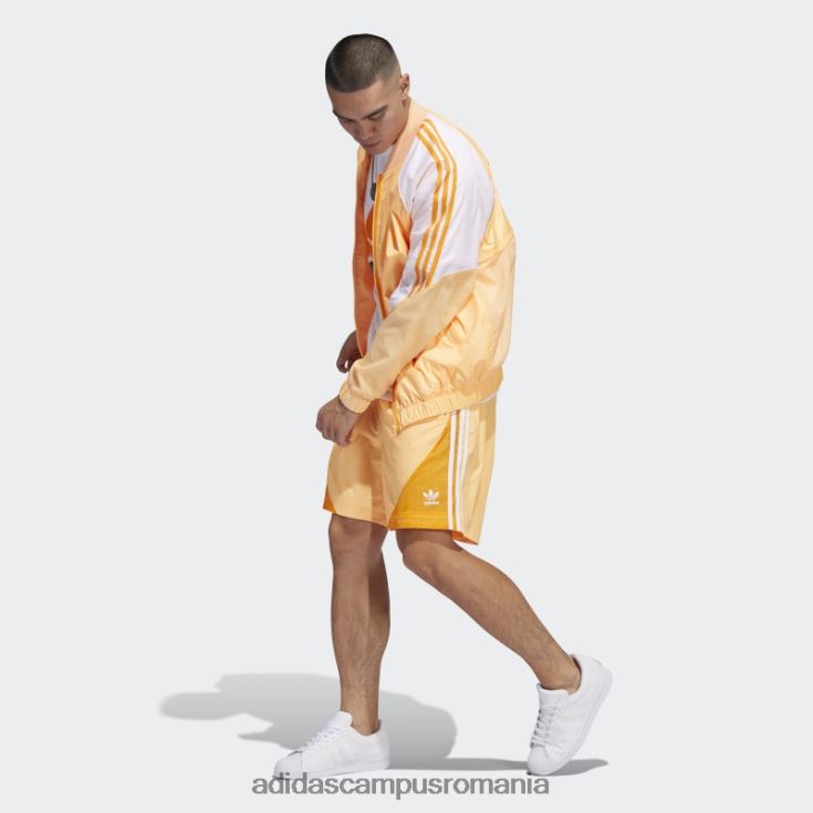 adidas campus romania pantaloni scurți de vară acid orange sst bărbați portocaliu acid/alb J266N214764