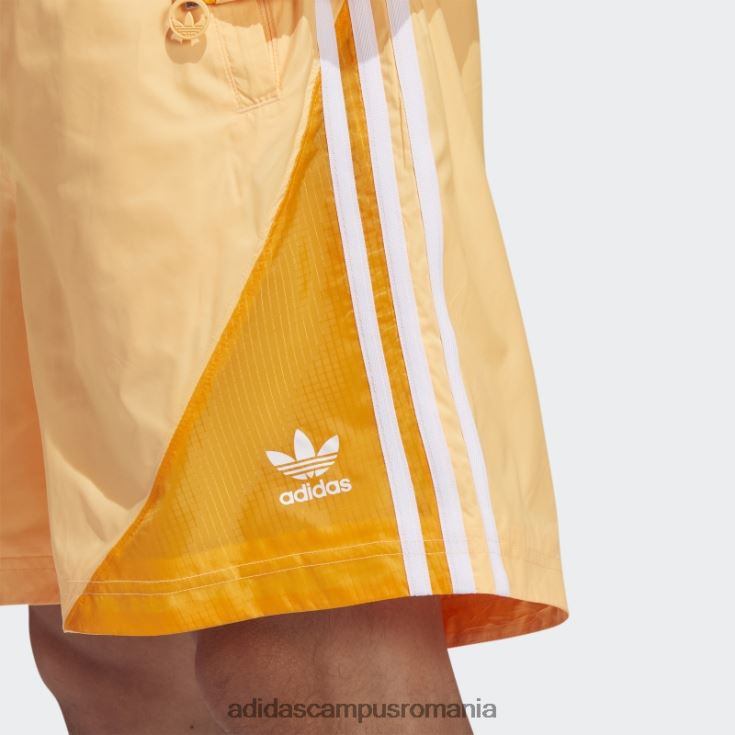 adidas campus romania pantaloni scurți de vară acid orange sst bărbați portocaliu acid/alb J266N214764