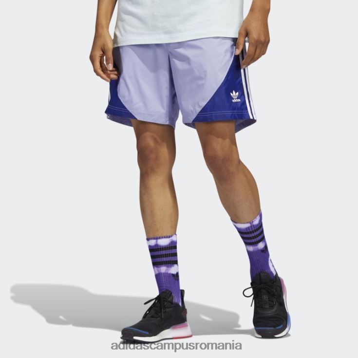 adidas campus romania pantaloni scurți de vară sst dust violet adidas bărbați praf violet/alb J266N214874