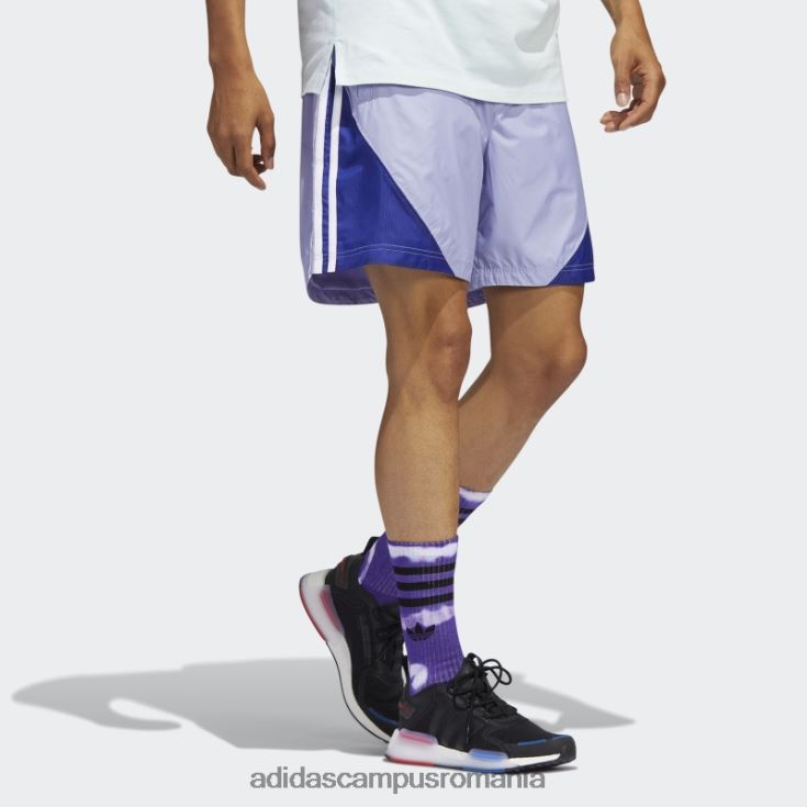 adidas campus romania pantaloni scurți de vară sst dust violet adidas bărbați praf violet/alb J266N214874