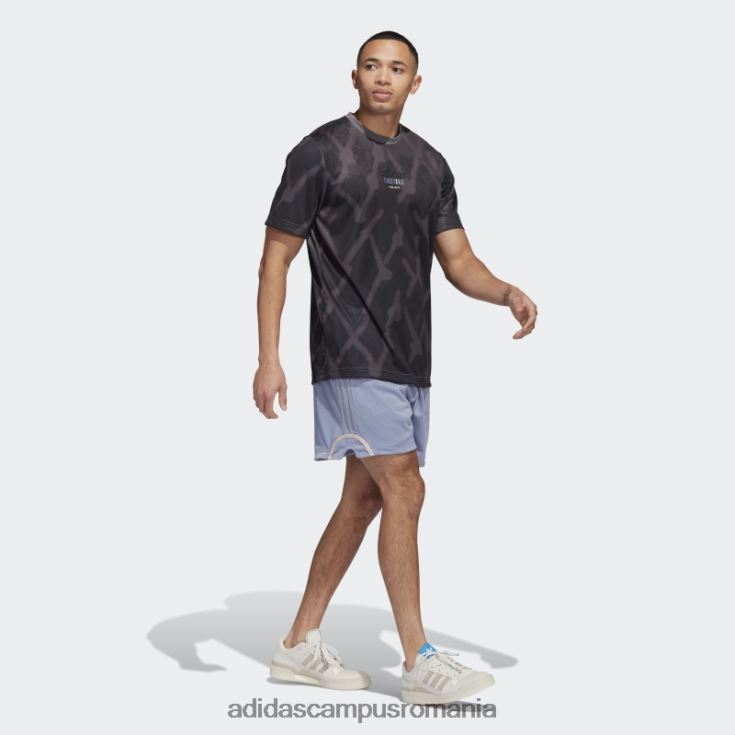 adidas campus romania pantaloni scurți din plasă de baschet violet argintiu adidas bărbați violet argintiu/taupe J266N215219