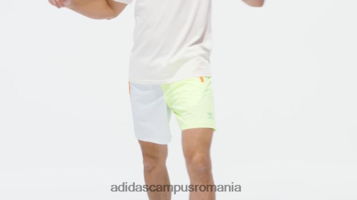 adidas campus romania pantaloni scurți țesuți blocați nuanță albastră adidas bărbați nuanță albastră/galben de înaltă rezoluție J266N214934