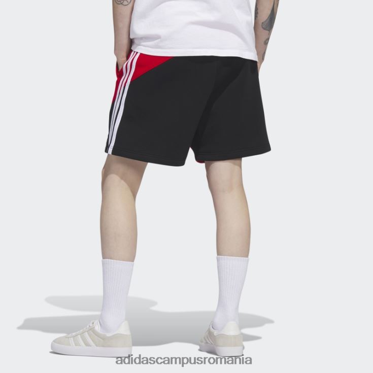 adidas campus romania pantaloni scurți fleece sst stacojiu bărbați stacojiu/negru J266N25402