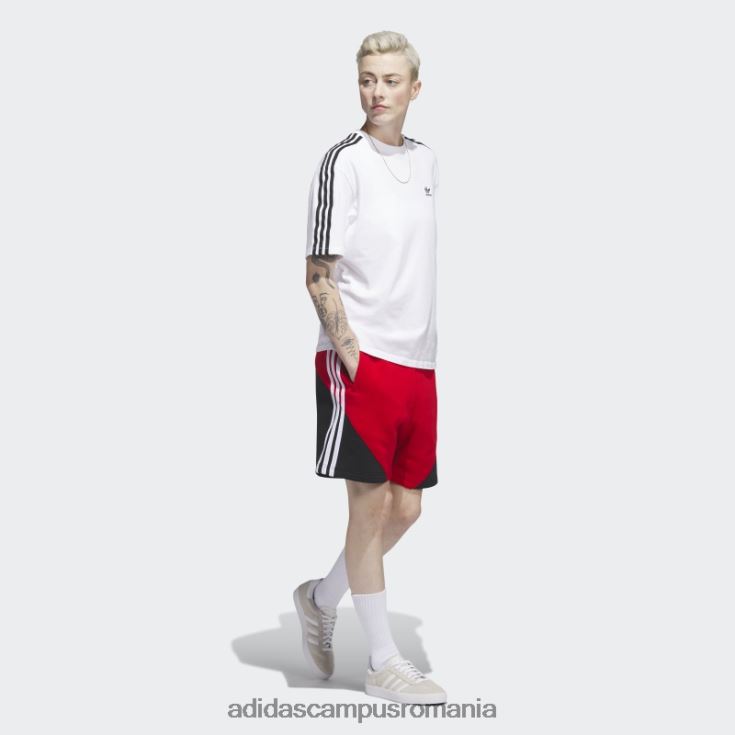adidas campus romania pantaloni scurți fleece sst stacojiu bărbați stacojiu/negru J266N25402