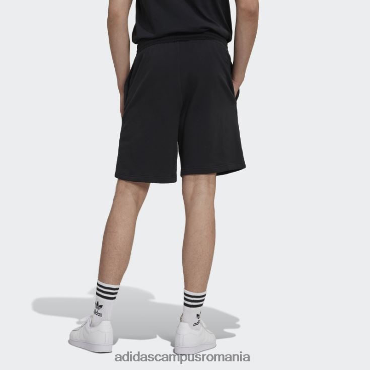 adidas campus romania pantaloni scurți grafic distracție negru bărbați negru/alb/var J266N214678