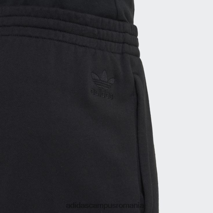 adidas campus romania pantaloni scurți grafic distracție negru bărbați negru/alb/var J266N214678