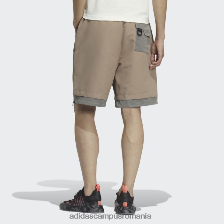 adidas campus romania pantaloni scurți maro cretos bărbați maro cretos/maro deschis J266N21673