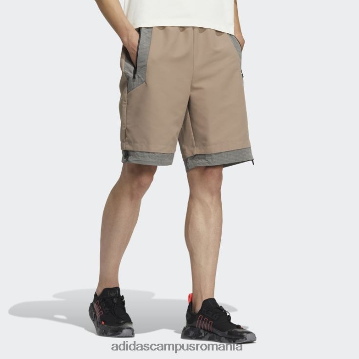 adidas campus romania pantaloni scurți maro cretos bărbați maro cretos/maro deschis J266N21673